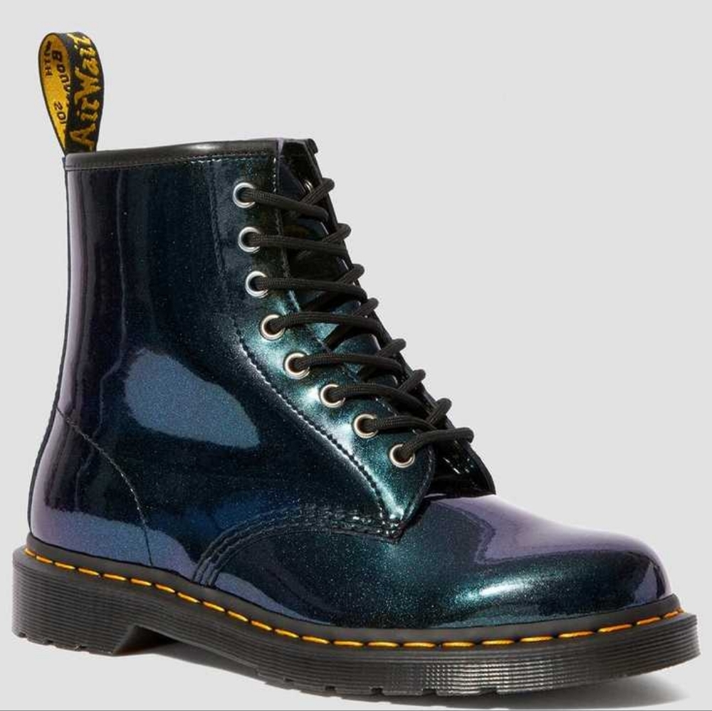Dr. Materns - 1460 Duochrome Metalic Lace up Boots - Women's US 7
